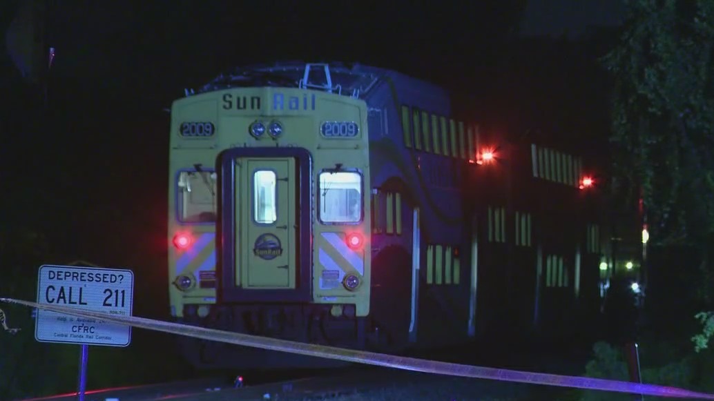 1 dead after SunRail train crashes into vehicle in Kissimmee, police say